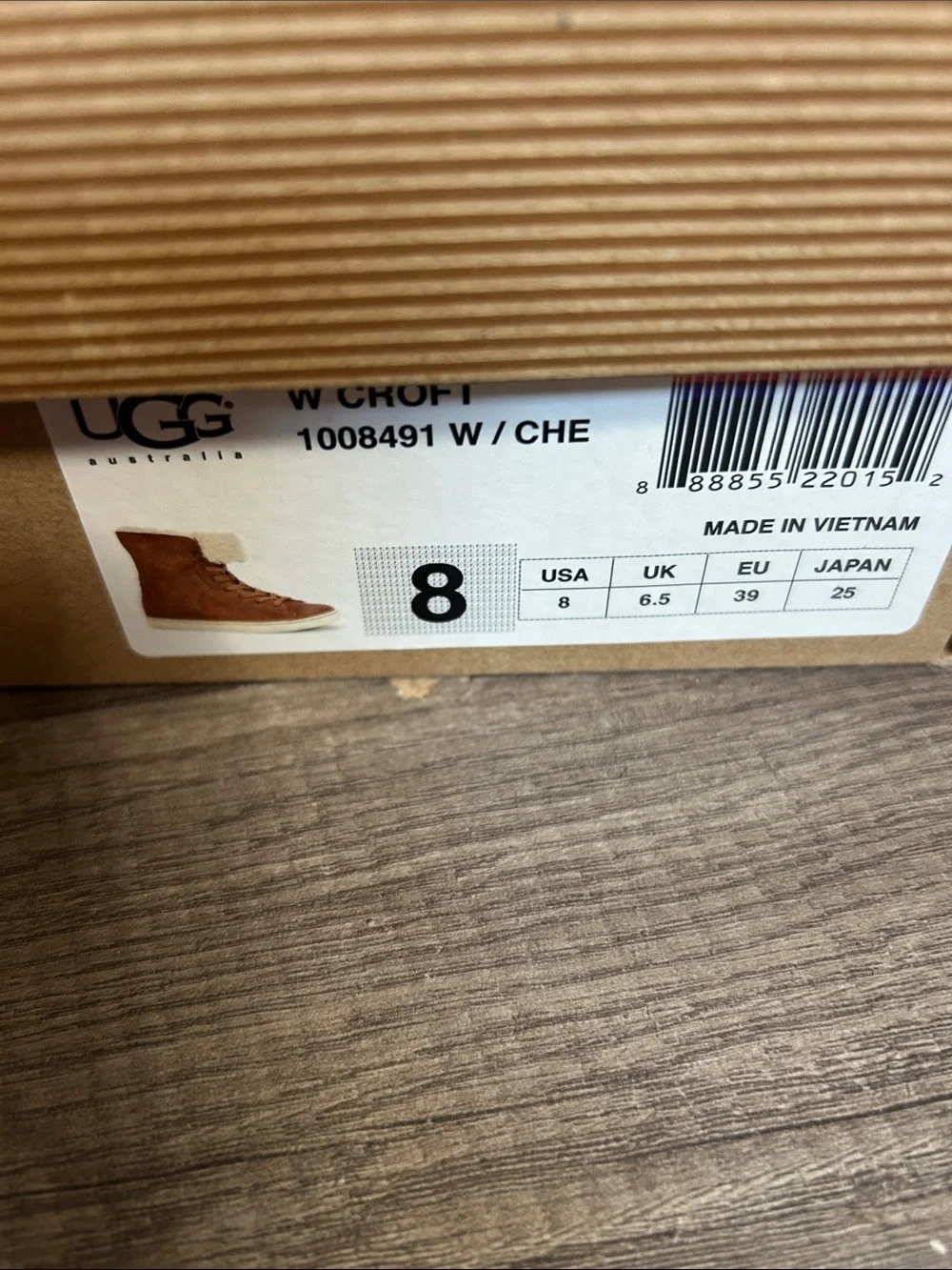 UGG Women's Croft High-Top Boots - Chestnut